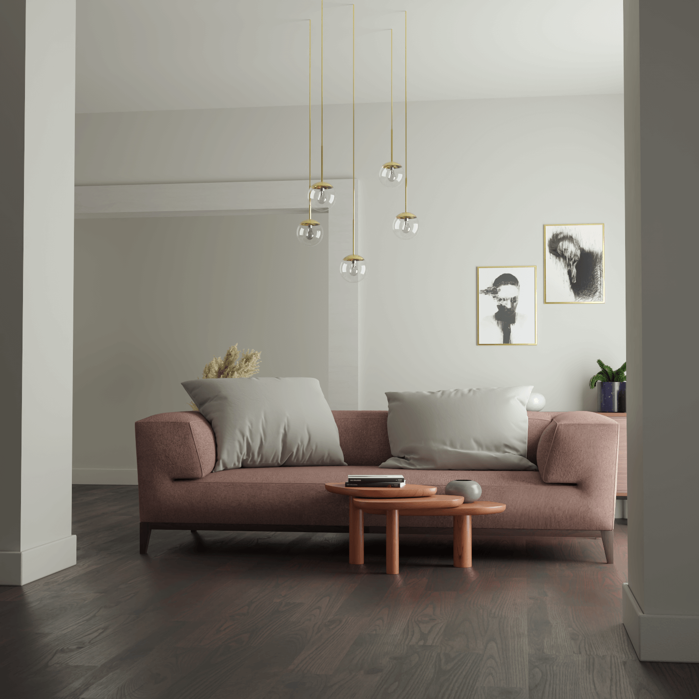 Strand Sofa With Solid Wood Frame
