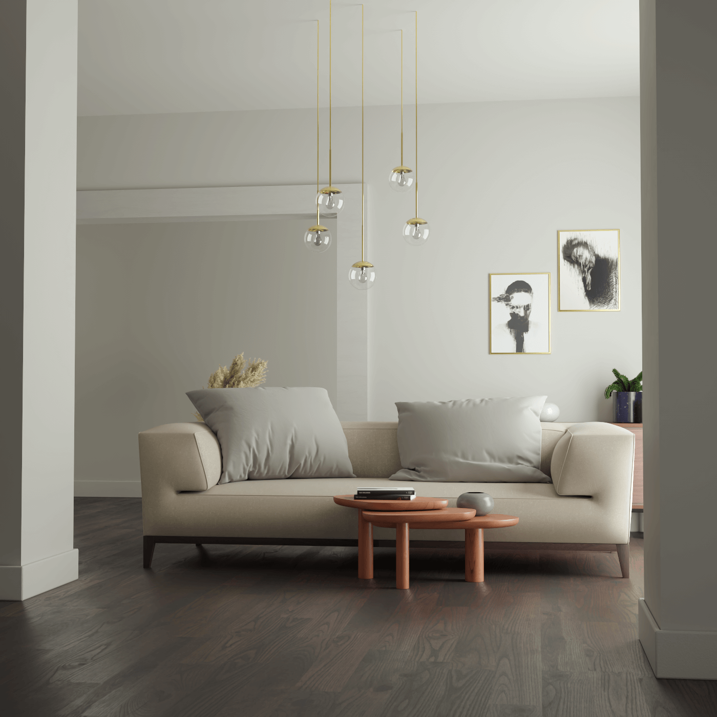 Strand Sofa With Solid Wood Frame