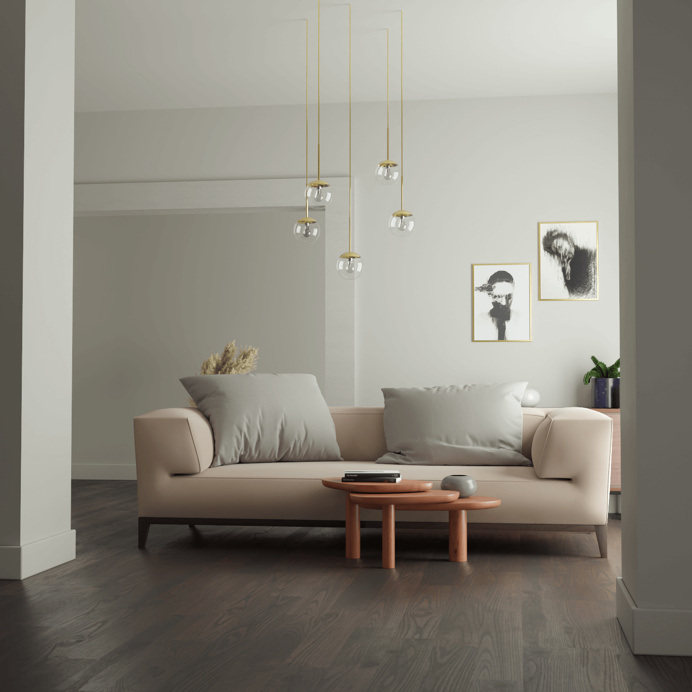 Strand Sofa With Solid Wood Frame