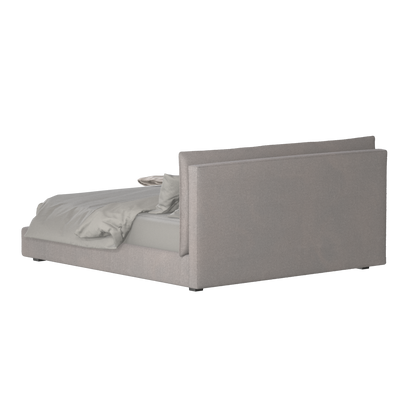 Thea Upholstered Double Bed with Clean Headboard