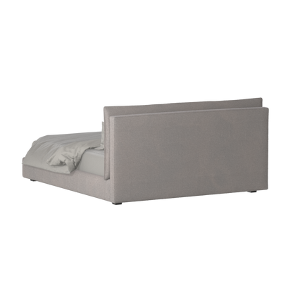 Thea Upholstered Double Bed with Clean Headboard