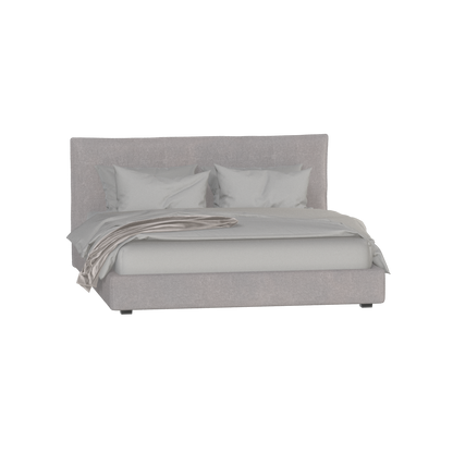 Thea Upholstered Double Bed with Clean Headboard