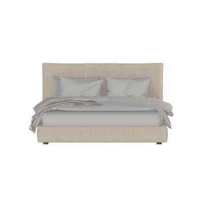 Thea Upholstered Double Bed with Clean Headboard