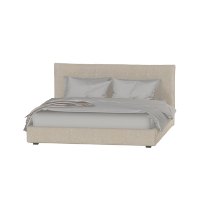 Thea Upholstered Double Bed with Clean Headboard