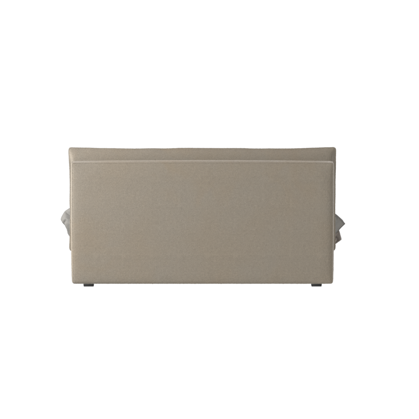 Thea Upholstered Double Bed with Clean Headboard