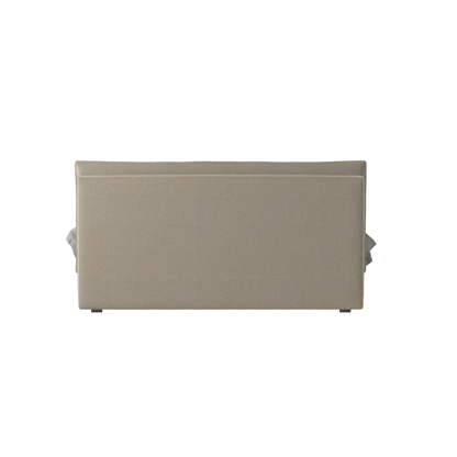 Thea Upholstered Double Bed with Clean Headboard