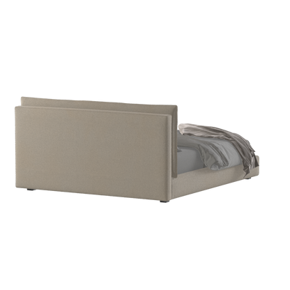 Thea Upholstered Double Bed with Clean Headboard
