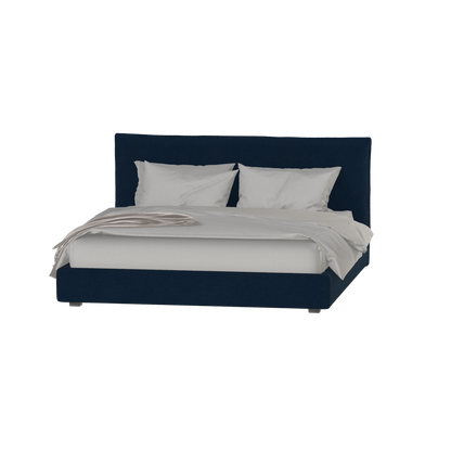 Thea Upholstered Double Bed with Clean Headboard