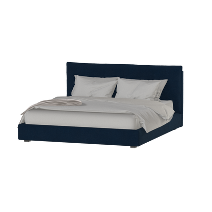Thea Upholstered Double Bed with Clean Headboard