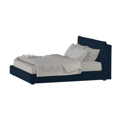 Thea Upholstered Double Bed with Clean Headboard