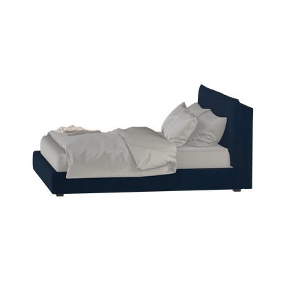 Thea Upholstered Double Bed with Clean Headboard