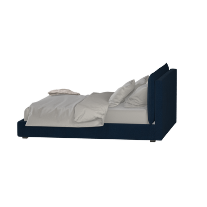 Thea Upholstered Double Bed with Clean Headboard