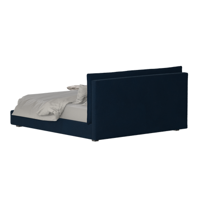 Thea Upholstered Double Bed with Clean Headboard