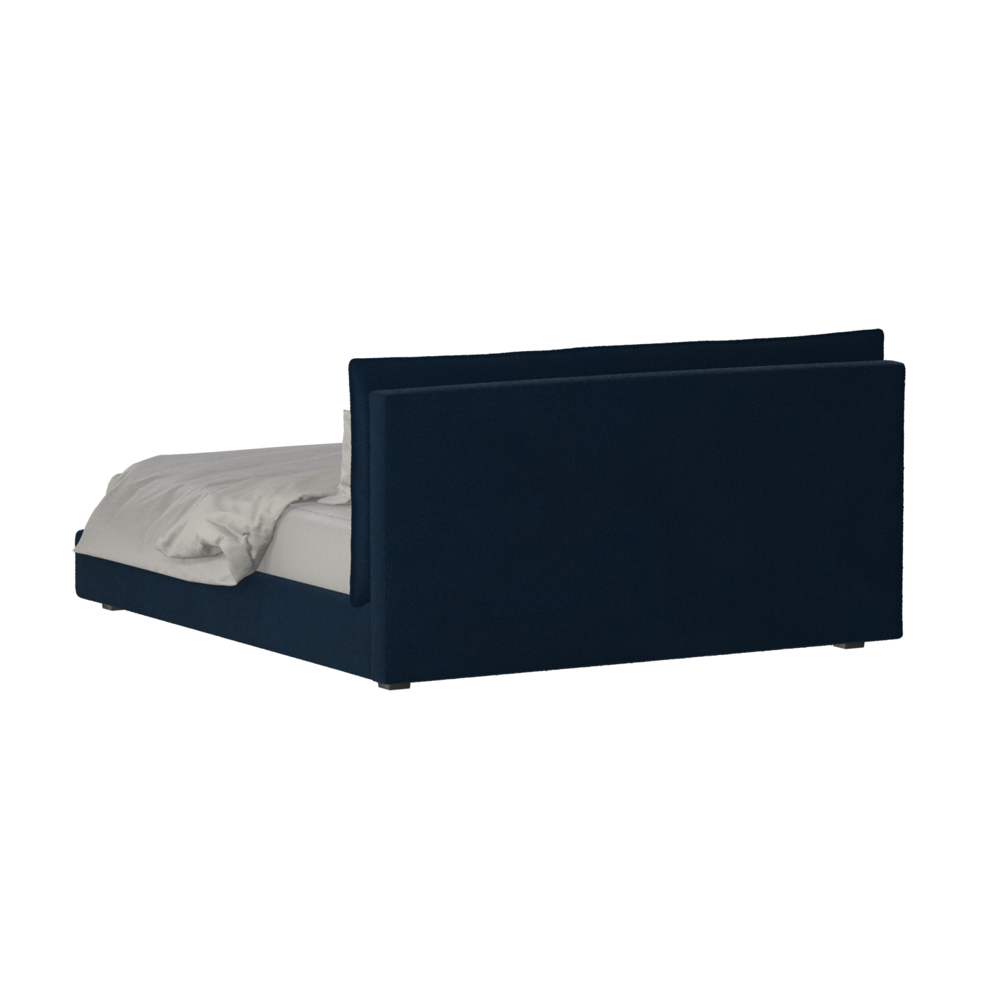 Thea Upholstered Double Bed with Clean Headboard