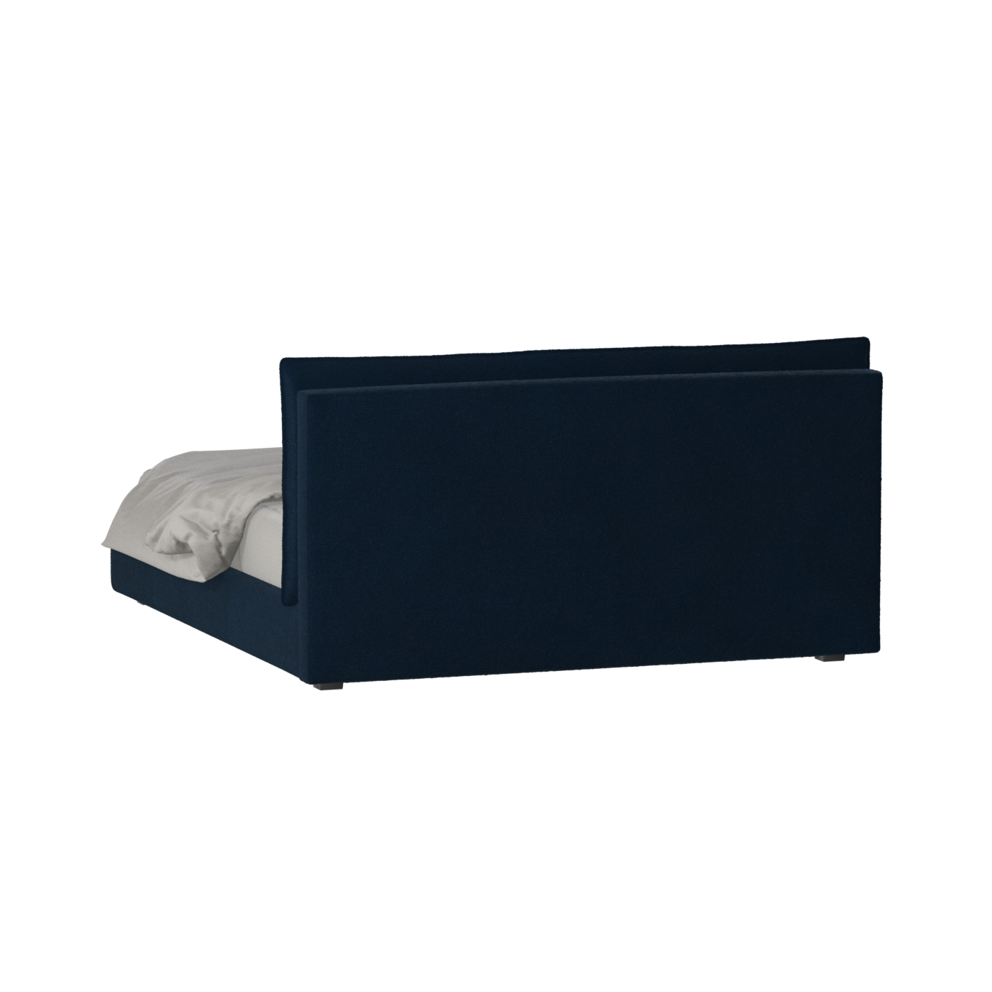 Thea Upholstered Double Bed with Clean Headboard