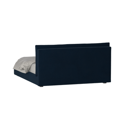 Thea Upholstered Double Bed with Clean Headboard