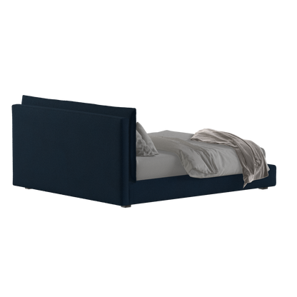 Thea Upholstered Double Bed with Clean Headboard