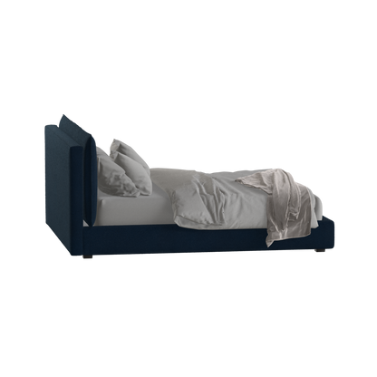 Thea Upholstered Double Bed with Clean Headboard