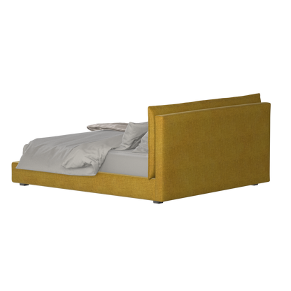 Thea Upholstered Double Bed with Clean Headboard