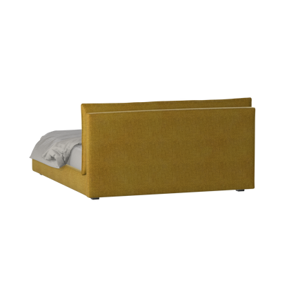 Thea Upholstered Double Bed with Clean Headboard