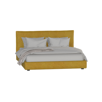 Thea Upholstered Double Bed with Clean Headboard