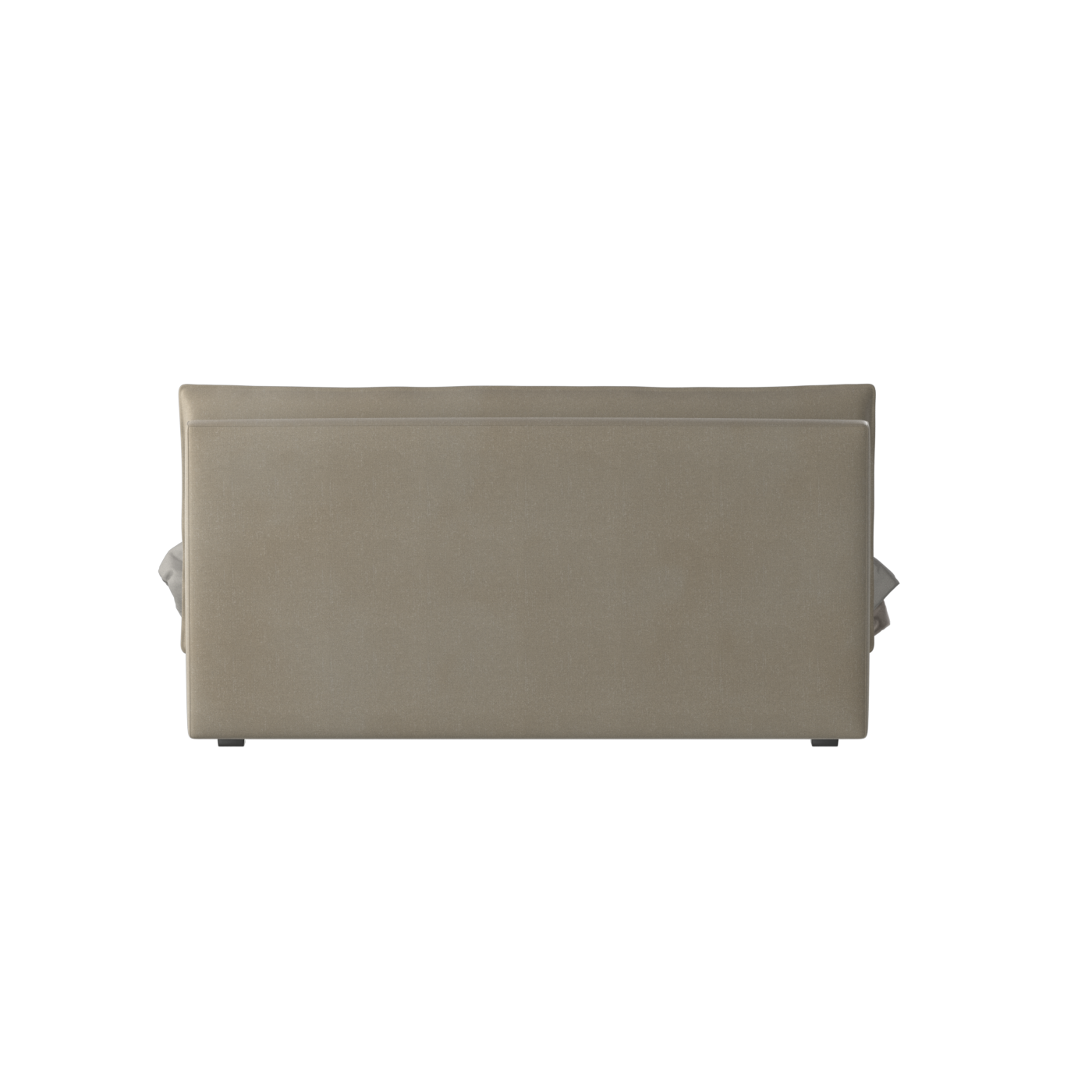 Thea Upholstered Double Bed with Clean Headboard
