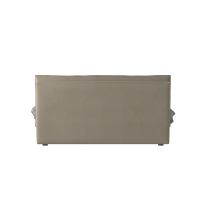 Thea Upholstered Double Bed with Clean Headboard
