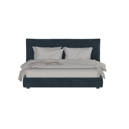 Thea Upholstered Double Bed with Clean Headboard