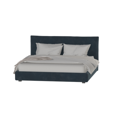 Thea Upholstered Double Bed with Clean Headboard