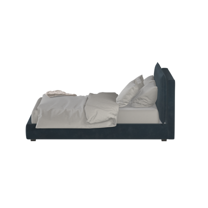 Thea Upholstered Double Bed with Clean Headboard