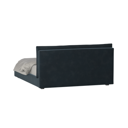Thea Upholstered Double Bed with Clean Headboard
