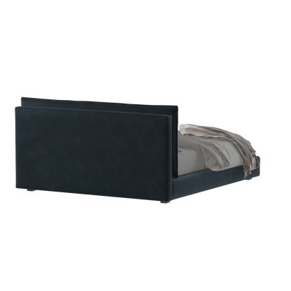Thea Upholstered Double Bed with Clean Headboard