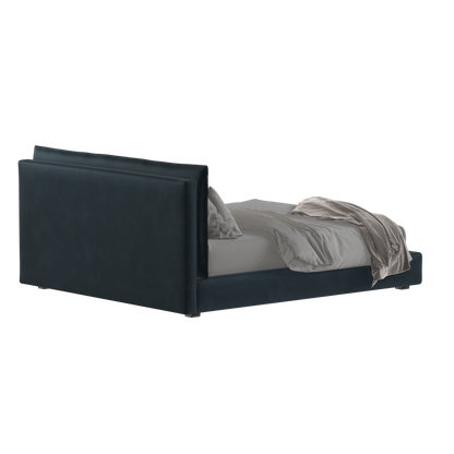 Thea Upholstered Double Bed with Clean Headboard