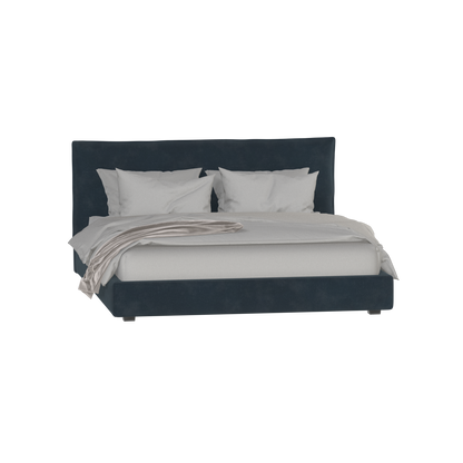 Thea Upholstered Double Bed with Clean Headboard