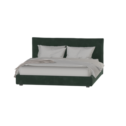 Thea Upholstered Double Bed with Clean Headboard