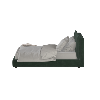 Thea Upholstered Double Bed with Clean Headboard