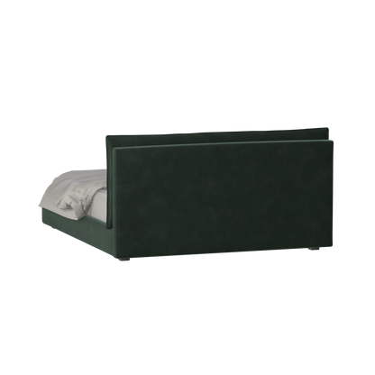 Thea Upholstered Double Bed with Clean Headboard