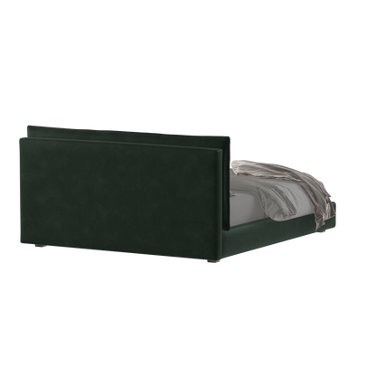 Thea Upholstered Double Bed with Clean Headboard