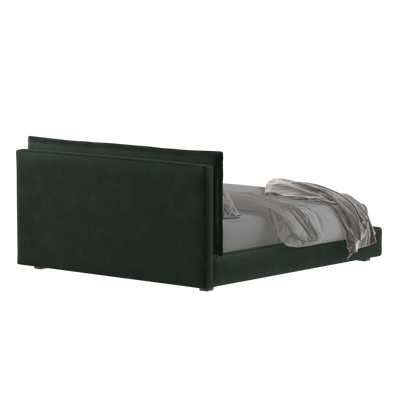 Thea Upholstered Double Bed with Clean Headboard