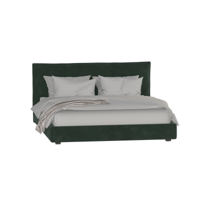 Thea Upholstered Double Bed with Clean Headboard