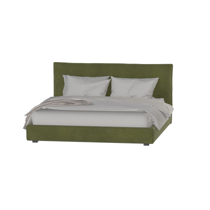Thea Upholstered Double Bed with Clean Headboard