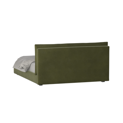 Thea Upholstered Double Bed with Clean Headboard
