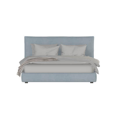 Thea Upholstered Double Bed with Clean Headboard