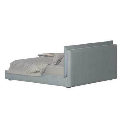 Thea Upholstered Double Bed with Clean Headboard