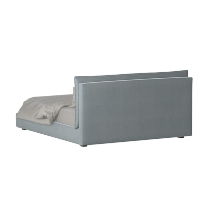 Thea Upholstered Double Bed with Clean Headboard