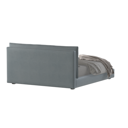 Thea Upholstered Double Bed with Clean Headboard