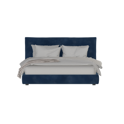 Thea Upholstered Double Bed with Clean Headboard
