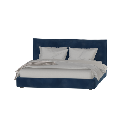 Thea Upholstered Double Bed with Clean Headboard
