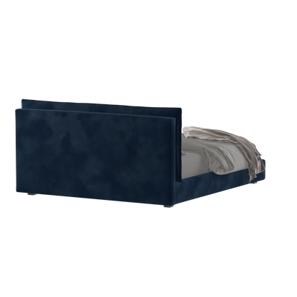 Thea Upholstered Double Bed with Clean Headboard