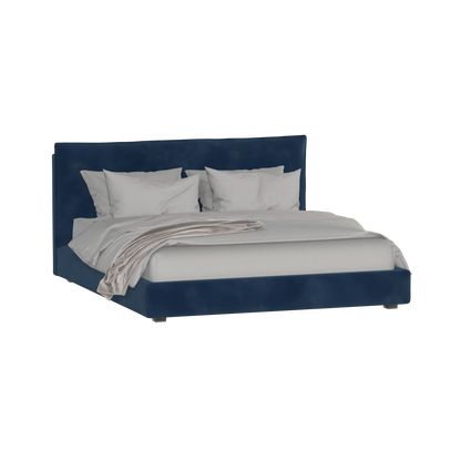 Thea Upholstered Double Bed with Clean Headboard